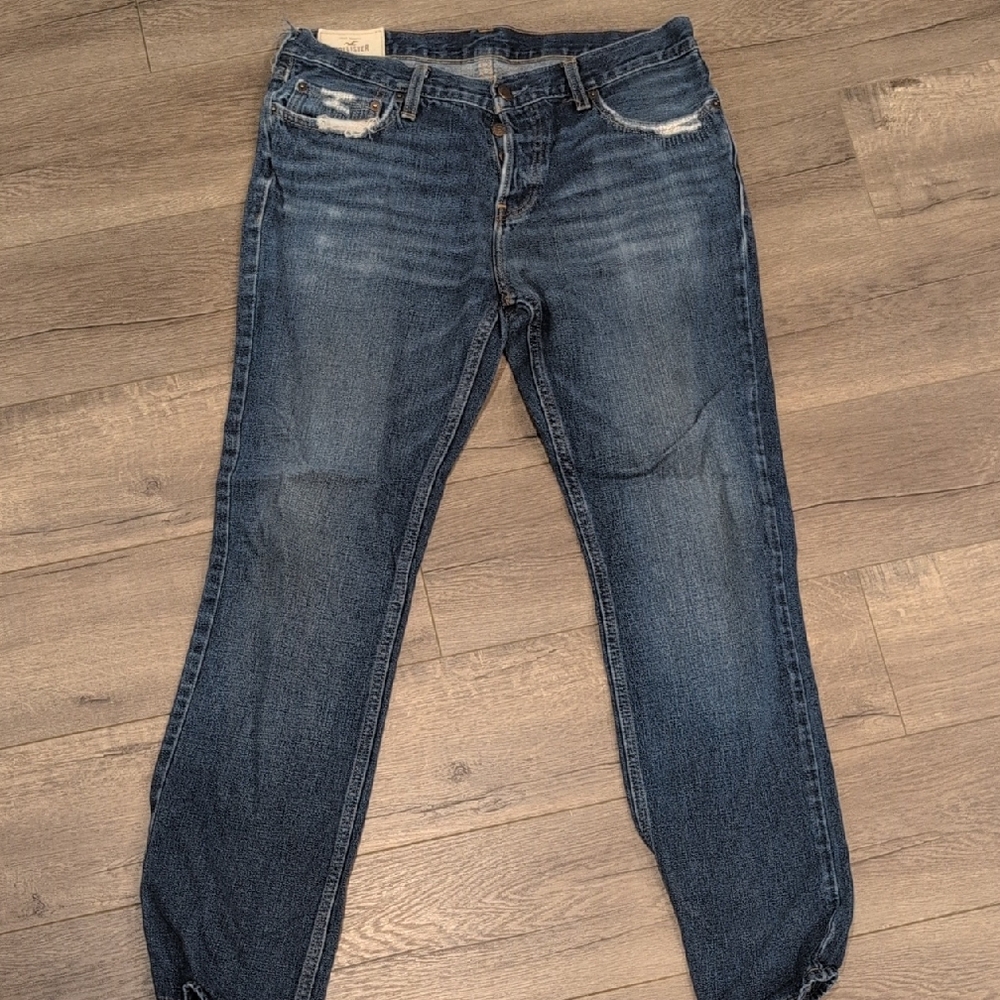 Hollister Dark Blue Denim Jeans